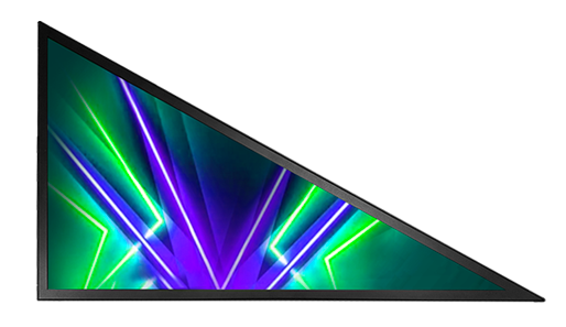 Écran LCD triangulaire de 32